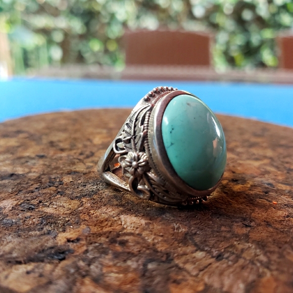 Sterling Vintage Turquoise Ring